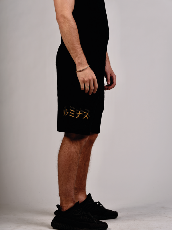 Luminous Japan Inspired Shorts - Black - We Are Luminous London